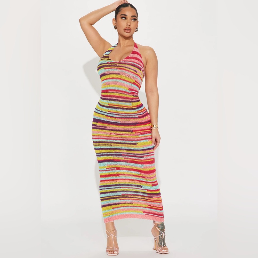 Fashion Nova Crochet Maxi Dress